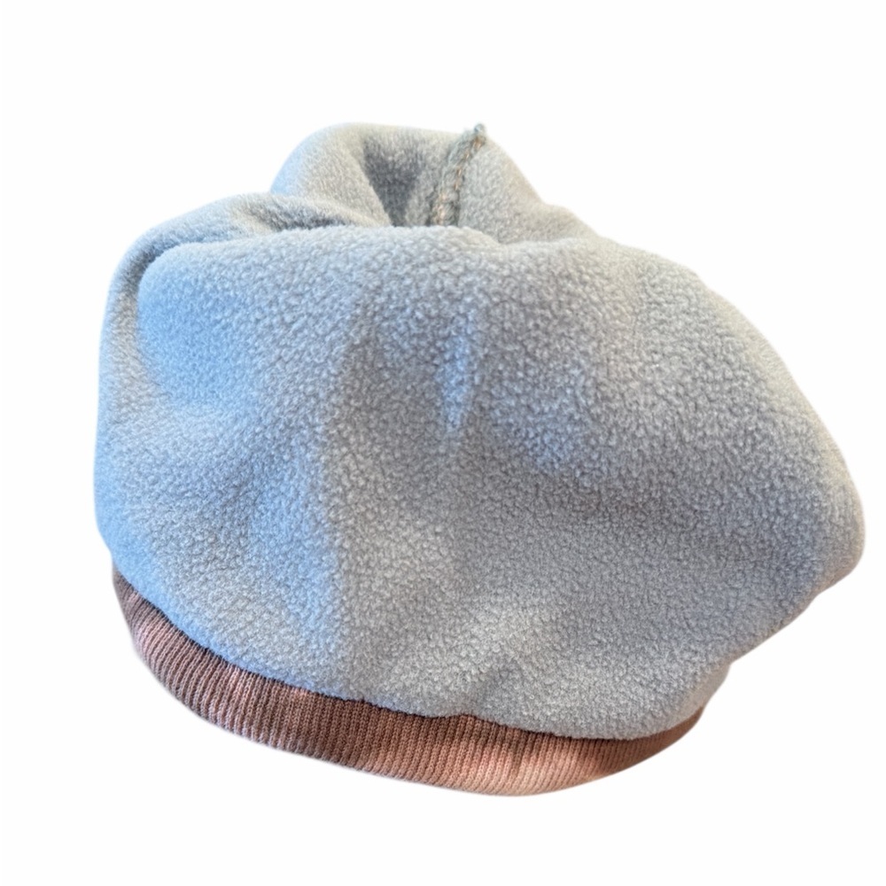 Panache Beanie Blush Taupe Mocha Tie Die Winter Hat Faux Fur Pom Pom Stretchy - Picture 5 of 7